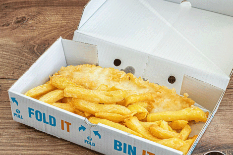 Fish Plus Chips Ayr fish with fries